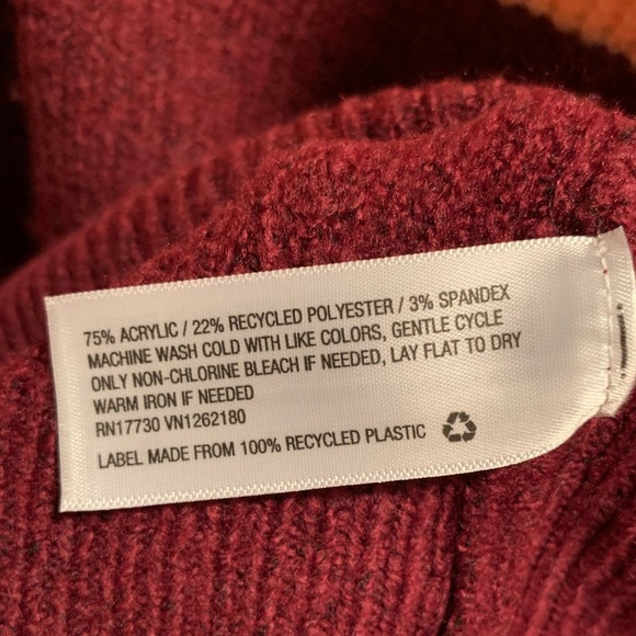 (2X)- NWT Ava & Viv Women's Striped Crewneck Sweater - Picture 7 of 9